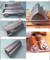 1PC high quality toaster heart shaped aluminum mold bakeware toast bread loaf metal maker Box Mould Kitchen DIY Baking Tools