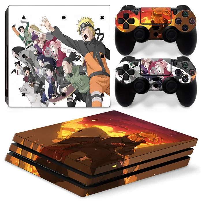 Наруто для playst Pro консоль для Playstation4 Pro Контроллеры крышка стикера кожи