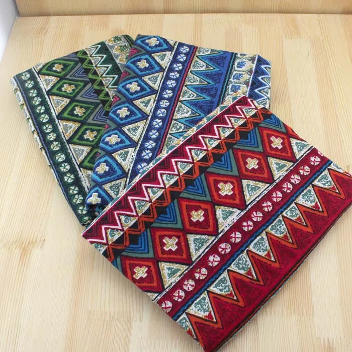 

ethnic cotton linen apparel sewing & fabric fabrics for patchwork tissu printing materials textile felt fabric meter cloth dolls