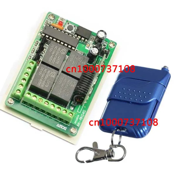 

DC12V 10A 4CH RF Switch relay of the Controller /Wireless Switch Transmitter Receiver with learning button
