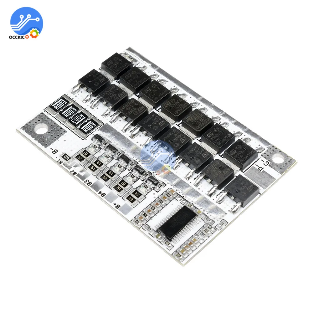 4S 100A BMS 12V 16 8 V 21V li ion Titanate литиевая батарея Защитная плата 18650 баланс заряда модуль