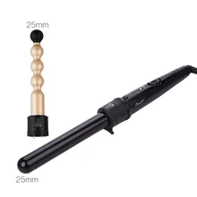 2 в 1 керамические бигуди для волос пузырь щипцы для завивки со сменными палочками для волос ролик 45