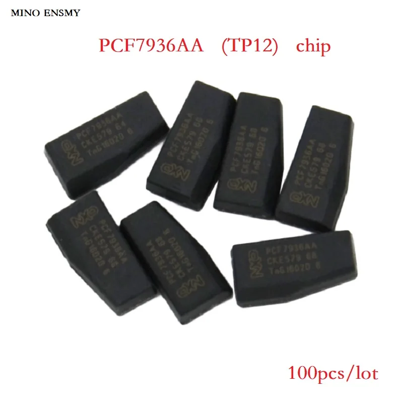 

Original ID46 PCF7936AA Blank Carbon chip Car Key Chips PCF7936AS updated version pcf 7936 transponder chip Free shipping