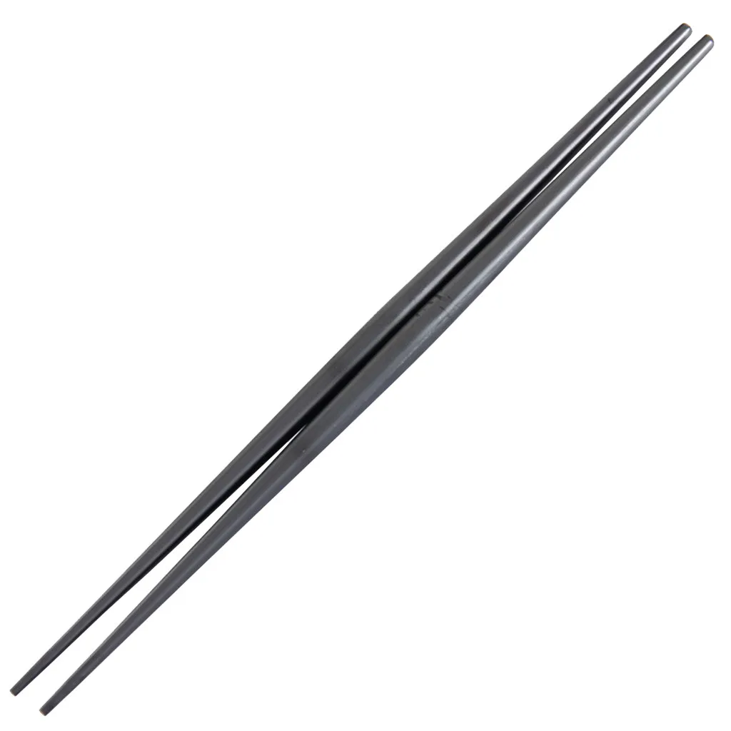 

Exquisite design 1 Pair Stainless Steel Solid Stainless steel chopsticks Kitchen Non-slip Cooking Tableware L513