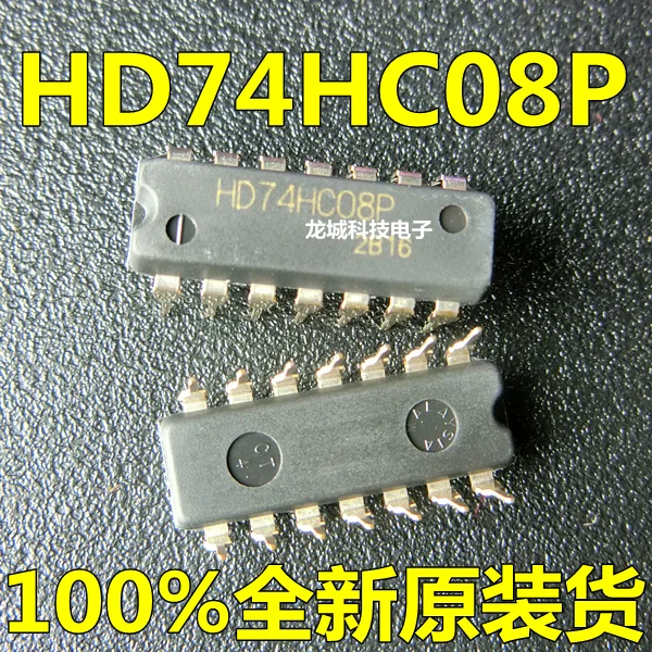 Абсолютно новый оригинальный HD74HC08P DIP14 74 СЕРИЯ | Электронные компоненты и