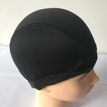 10 шт./компл. купол для изготовления париков Регулируемый стрейч Hairnets нейлоновое покрытие шапки черный цвет парики аксессуары