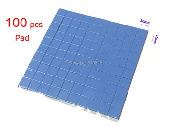 

200pcs 10mm*10mm*0.5mm Thermal Pad GPU CPU Heatsink Cooling Conductive Silicone Pad high quality