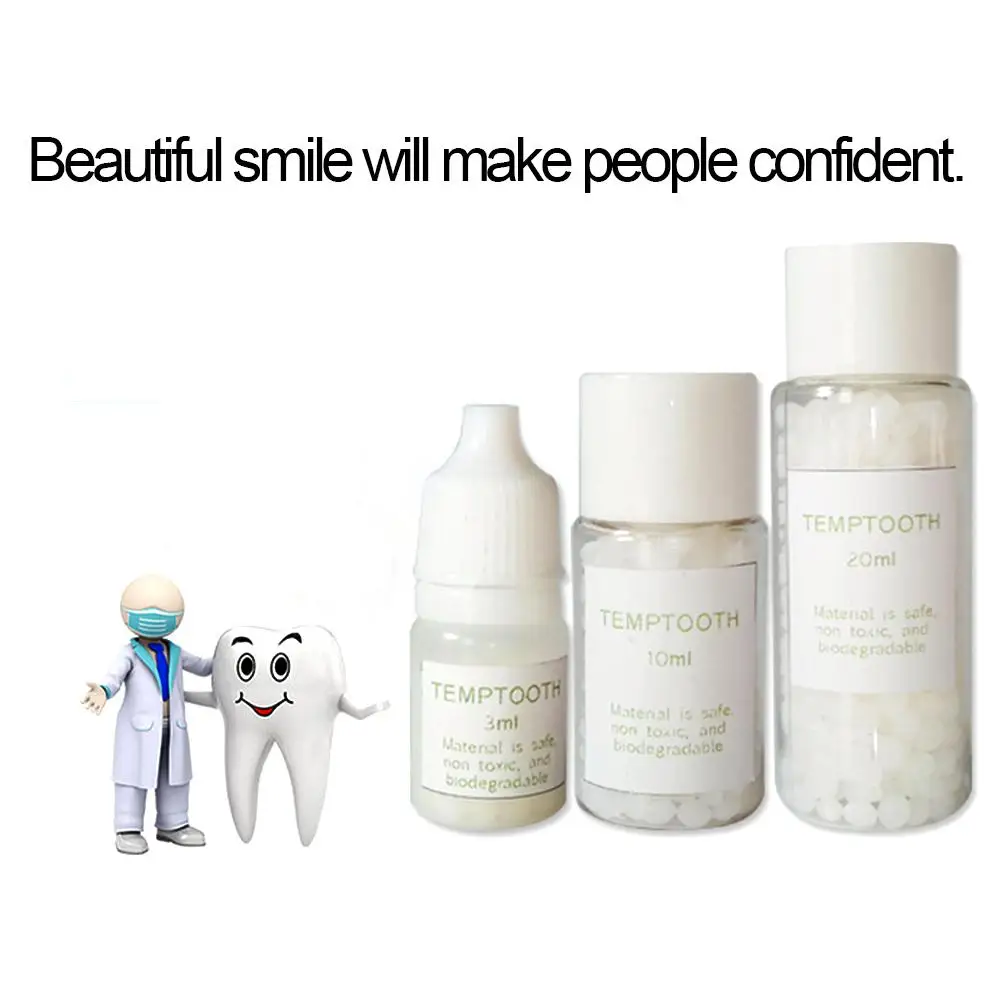 Hot 3/10/20ml DIY Temporary Tooth Filling Material Missing Teeth Repair