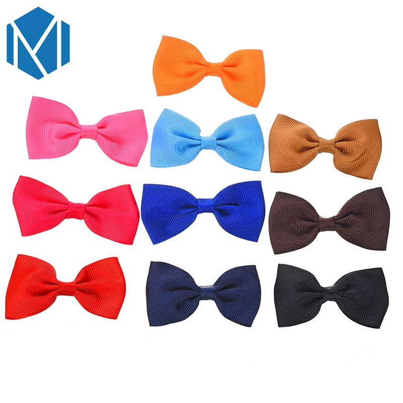 M MISM 20 шт./набор, Детский милый разноцветный галстук бабочка, заколка для волос для девочек, аксессуары для волос для детей, заколки для волос