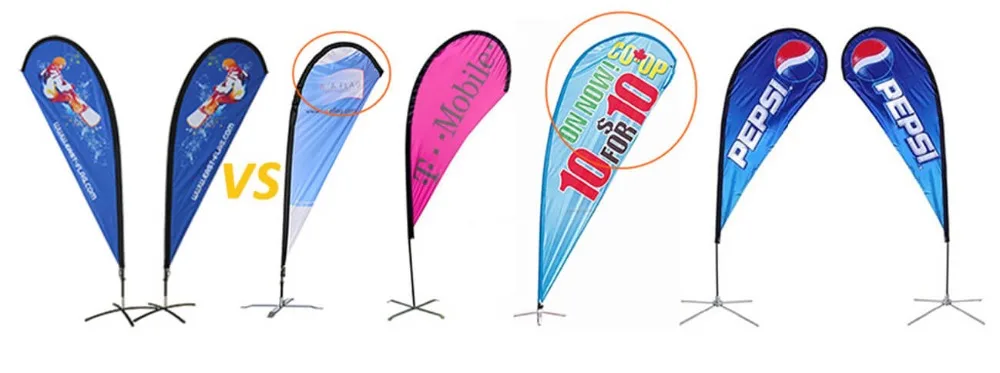 teardop flag differences