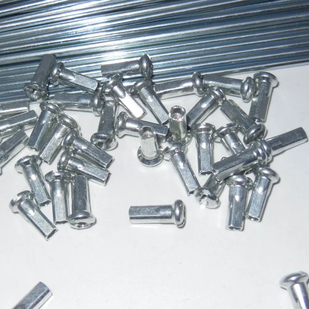 Electric bicycle 12G Diameter 2.5mm Length 185-241mm spokes #45 Steel + nipples 37pcs/lot