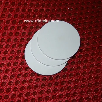 

CT13mm RFID Mini Coin PVC Tag RFID Tag 13.56MHZ 1K BIT R/W ISO15693 with I CODE SLIX Chip