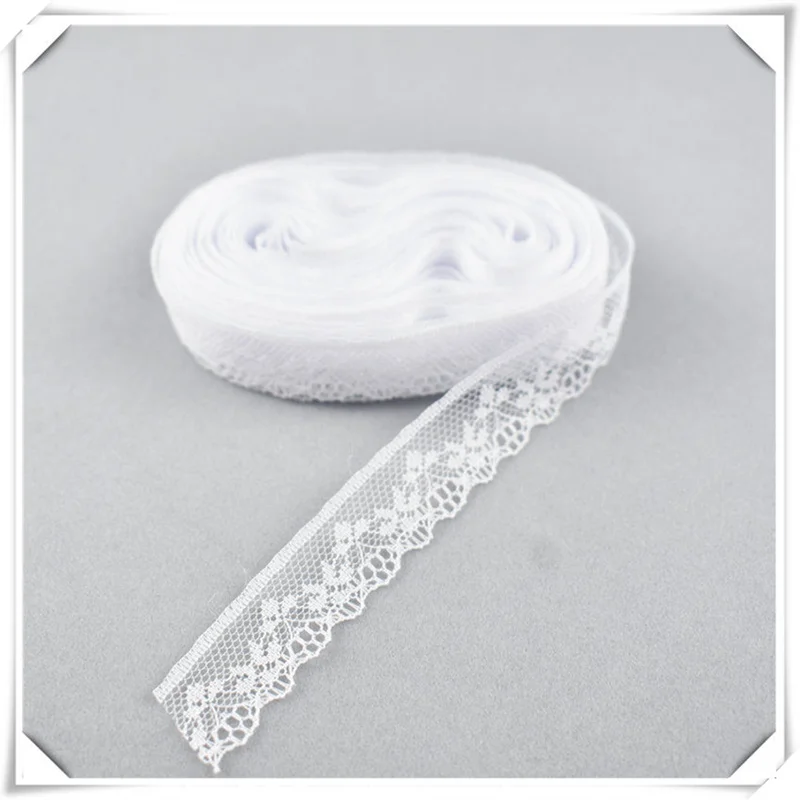 Lace Fabric 10yards African White 1.8CM DIY Jewelry Clothing Wedding Decorations