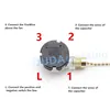 Interruptor del ventilador de techo, cable de cadena de tracción, 3 velocidades, 3 niveles de control, interruptor de cremallera con cuentas, cadena para aficionados, accesorios de iluminación DIY ► Foto 3/6
