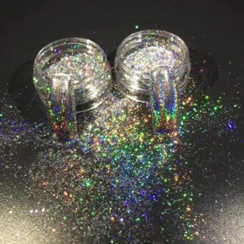 Основные daiit 0 2 граммов/коробка лазерные хлопья Galaxy Holo блестящие для ногтей