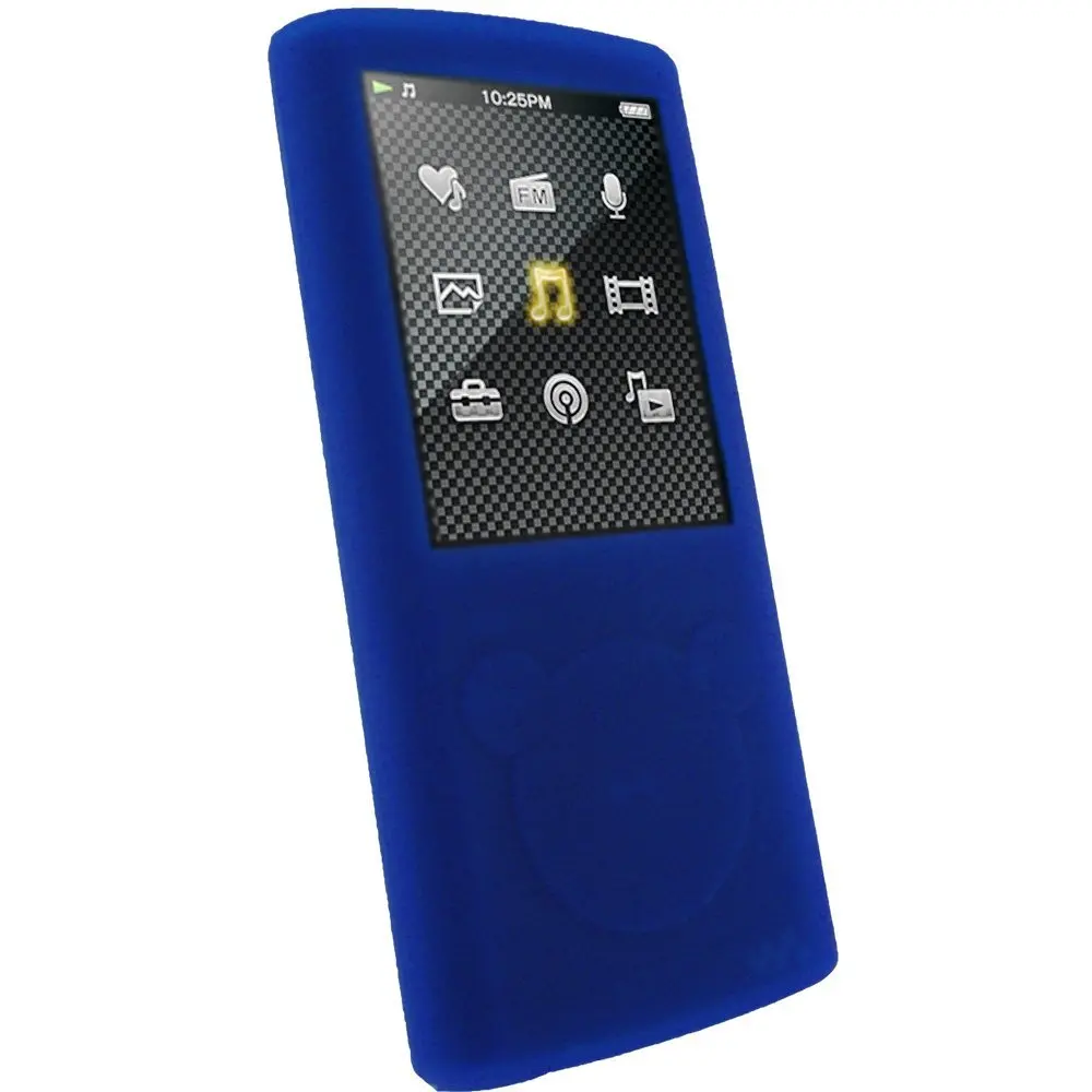 Для «Sony Walkman NWZ» E353 E354 E453 E454 E455 E450 серии чехол крышка силиконовый резиновый гелевый кожаный чехол-бампер чехол s mp3 плеер, объемом памяти 32 Гб или 64 ГБ для защиты - Цвет: Blue