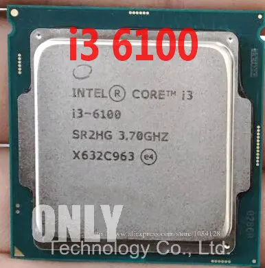 Бесплатная доставка i3-6100 i3 6100 3 7 GHZ LGA1151 двухъядерный процессор для настольных