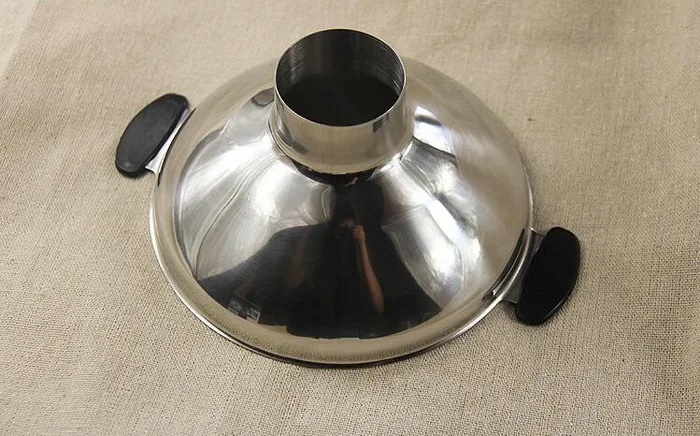Large diameter thick funnel 304 stainless steel wine funnel oil pickle powder filling