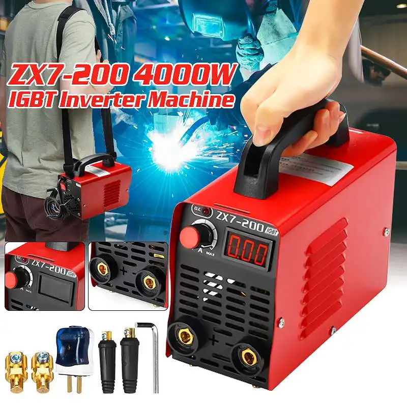 

10-200A 4000W Portable Handheld Mini MMA IGBT Inverter 220V Mini Electric ARC Welding Welder-Machine Tool