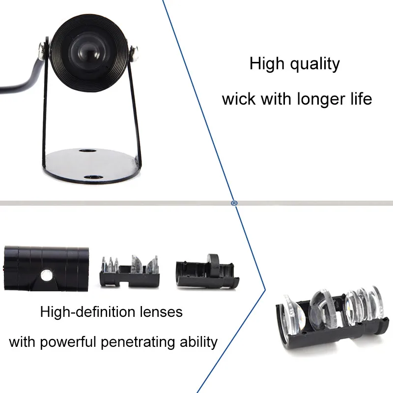 Автомобили Мотоциклы светодиодный лазерный проектор огни 12 В декоративные