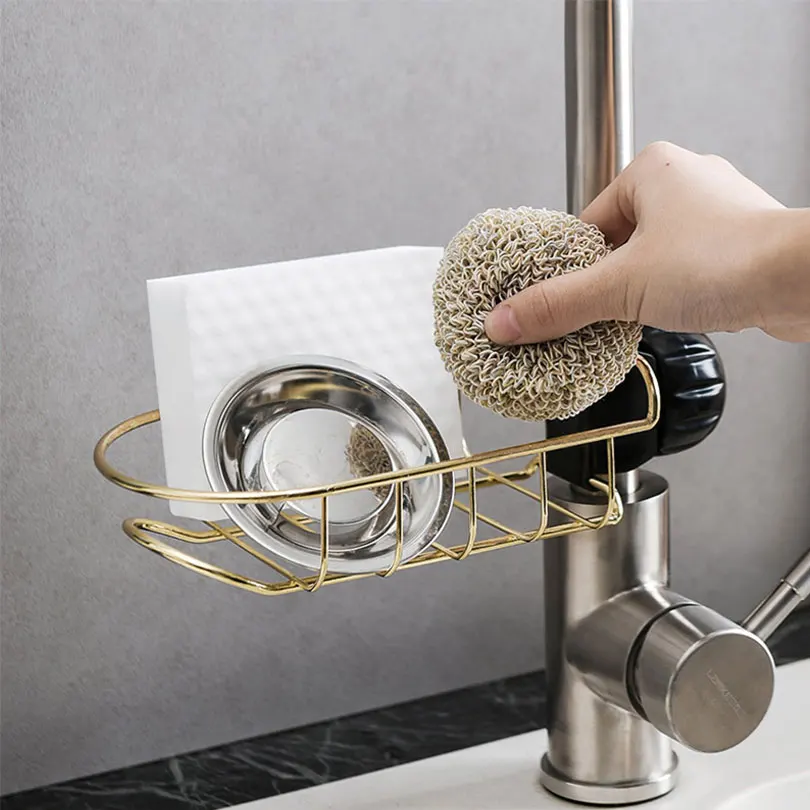 Стойка для слива раковины высококлассная металлическая полка хранения разного