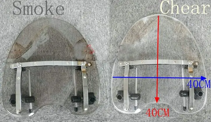 Мотоцикл Дым лобовое стекло ветрового стекла для Fit Sportster XL883 1200 48 72 Dyna широкий Glide Softail FLST FLT FLHT