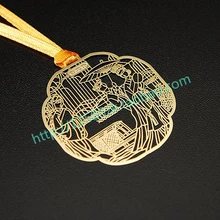 Классическая пустая металлическая Закладка с резьбой королевы