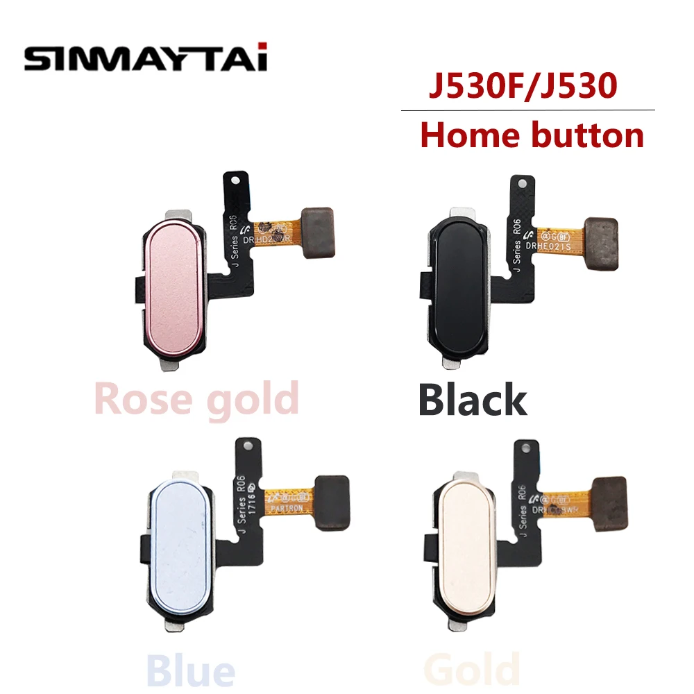 J5 17 J530 Button For Samsung Galaxy J530 J530f Fingerprint Scanner Touch Sensor Home Button Return Assembly Flex Cable Mobile Phone Flex Cables Aliexpress