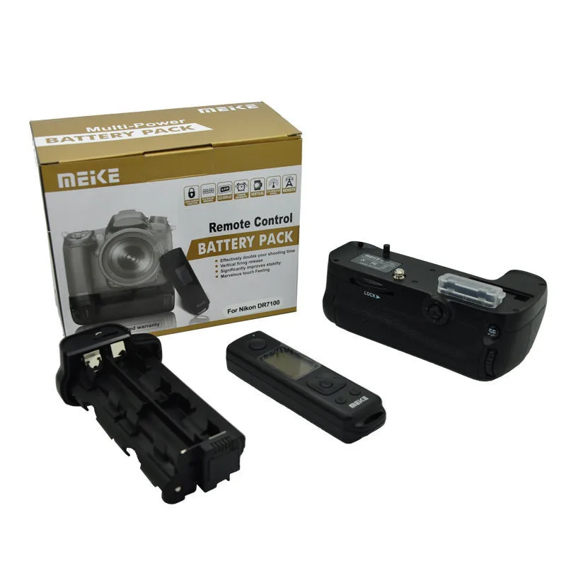 Meike MK-DR7100 батарейный блок дистанционного управления для Nikon D7100 MB-D15