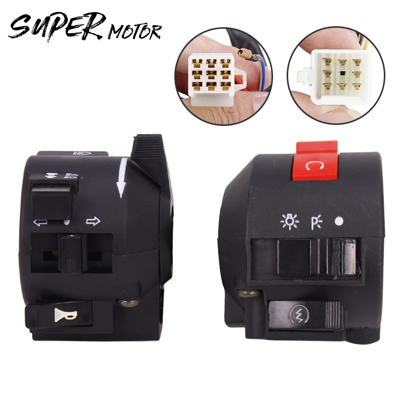 

Headlight high light left right turn signal horn lgnition start switch parts handle Button assembly For HONDA CA250 Motorcycle