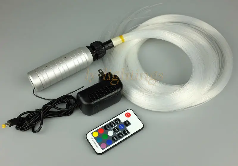 Мини волоконно-оптический свет комплект 6 Вт led DIY звезды для дома/сада/автомобиля/магазина/декоративное освещение спальни беспроводной контроль изменения цвета