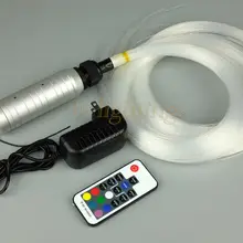 Мини волоконно-оптический свет комплект 6 Вт led DIY звезды для дома/сада/автомобиля/магазина/декоративное освещение спальни беспроводной контроль изменения цвета