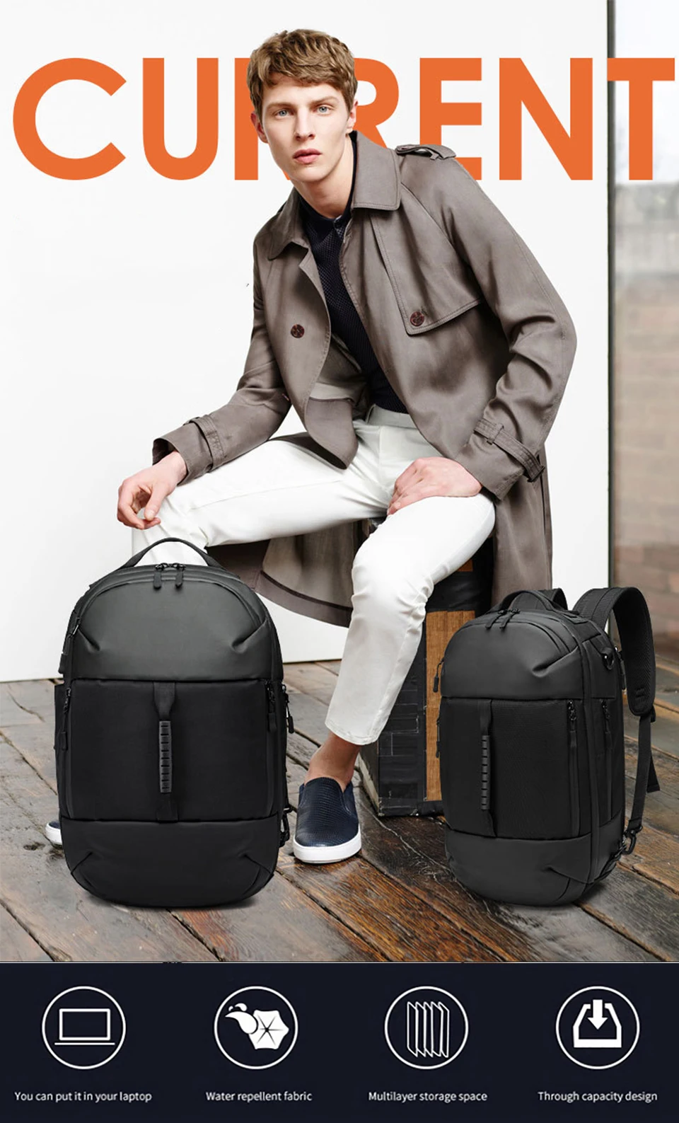 Ozuko 9235 Mochila Moto Para Hombre Inteligentes Luxury Custom Travel  Luggage Bags Basketball Travelling Motorcycle Backpack