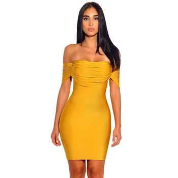 

2019 Dress Sexy Elegant Celebrity Hollow Out Backless Women Sleeveless Night Club Bandage Party Body con Dresses Wholesale