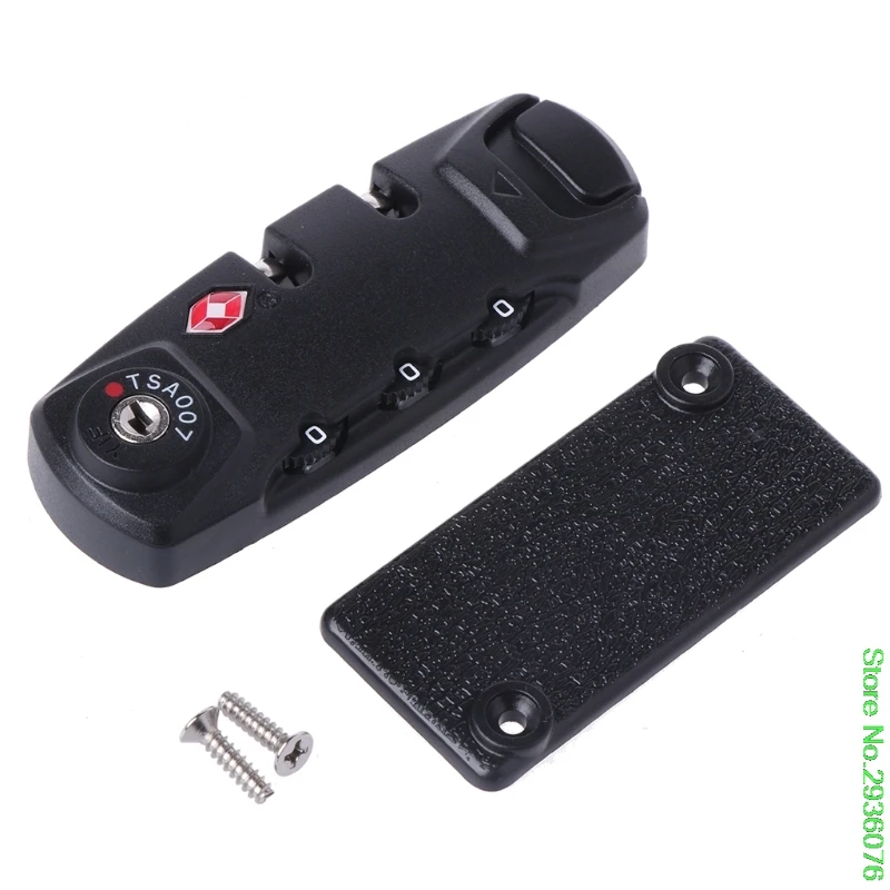 

New TSA Secure 3 Digit Combination Padlock Lock Luggage Suitcase Travel Code Lock Drop Shipping
