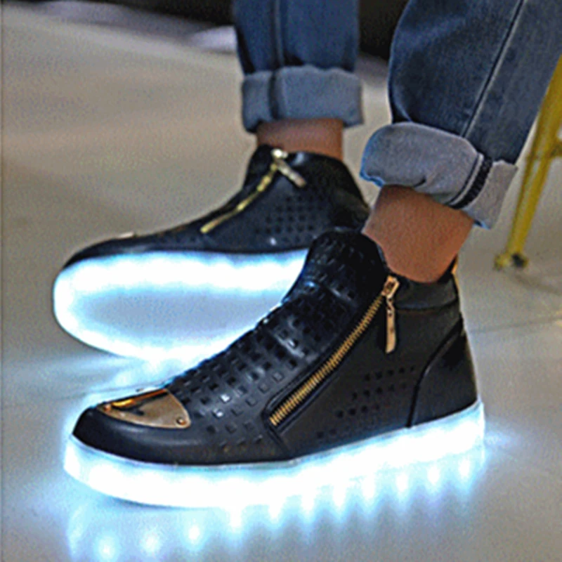 LED shoes men Luminous Light Up Shoes men tenis led USB LED shoes men Luminous Light Up Shoes men tenis led USB