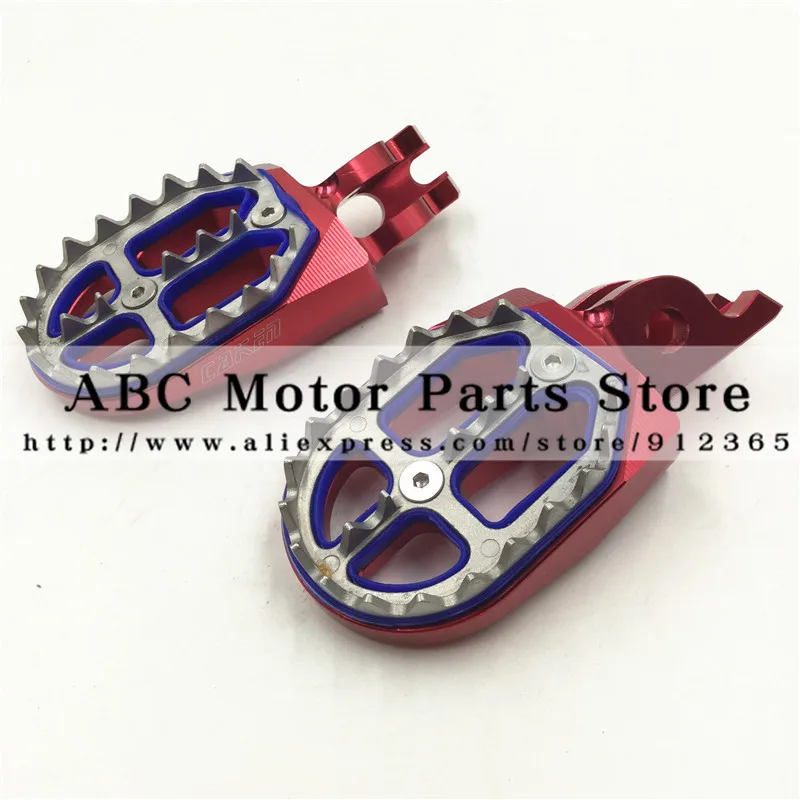 CR125 250 500 CRF 450R заготовка CNC подножки педали Подставки для мотоцикла мотокросса