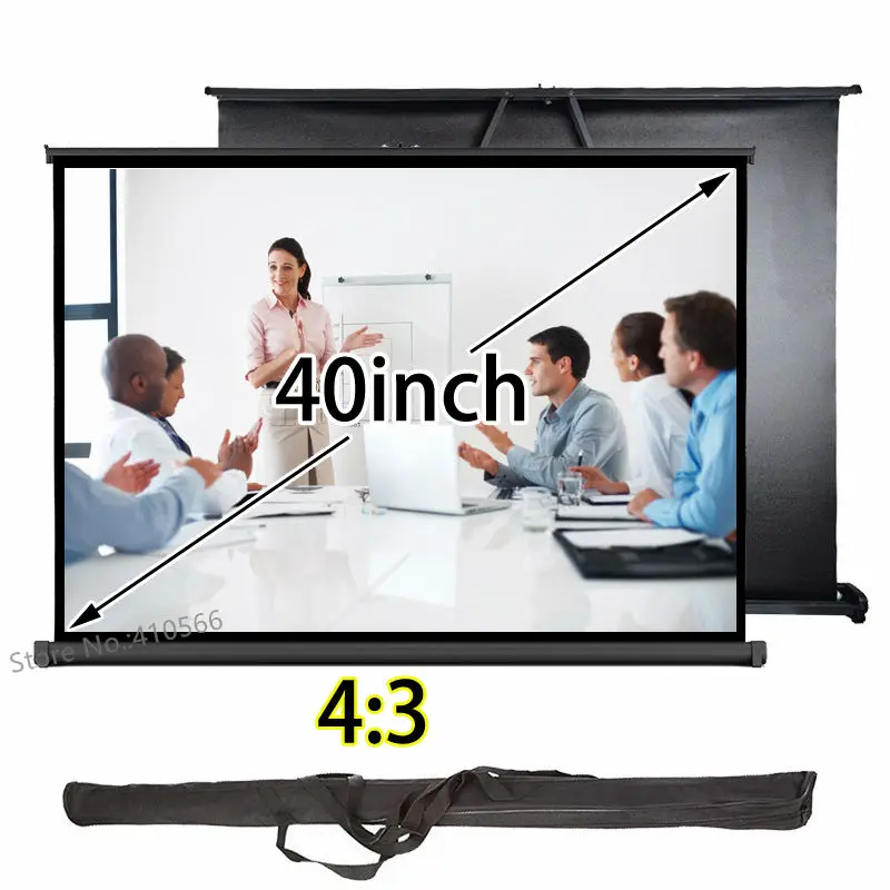 Durable Cheap Price Mini Projection Screen 40 inch 43 Ratio Handy