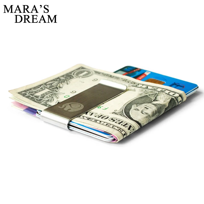 Mara's Dream 2018 новейшие металлические зажимы для денег из нержавеющей стали кошелек