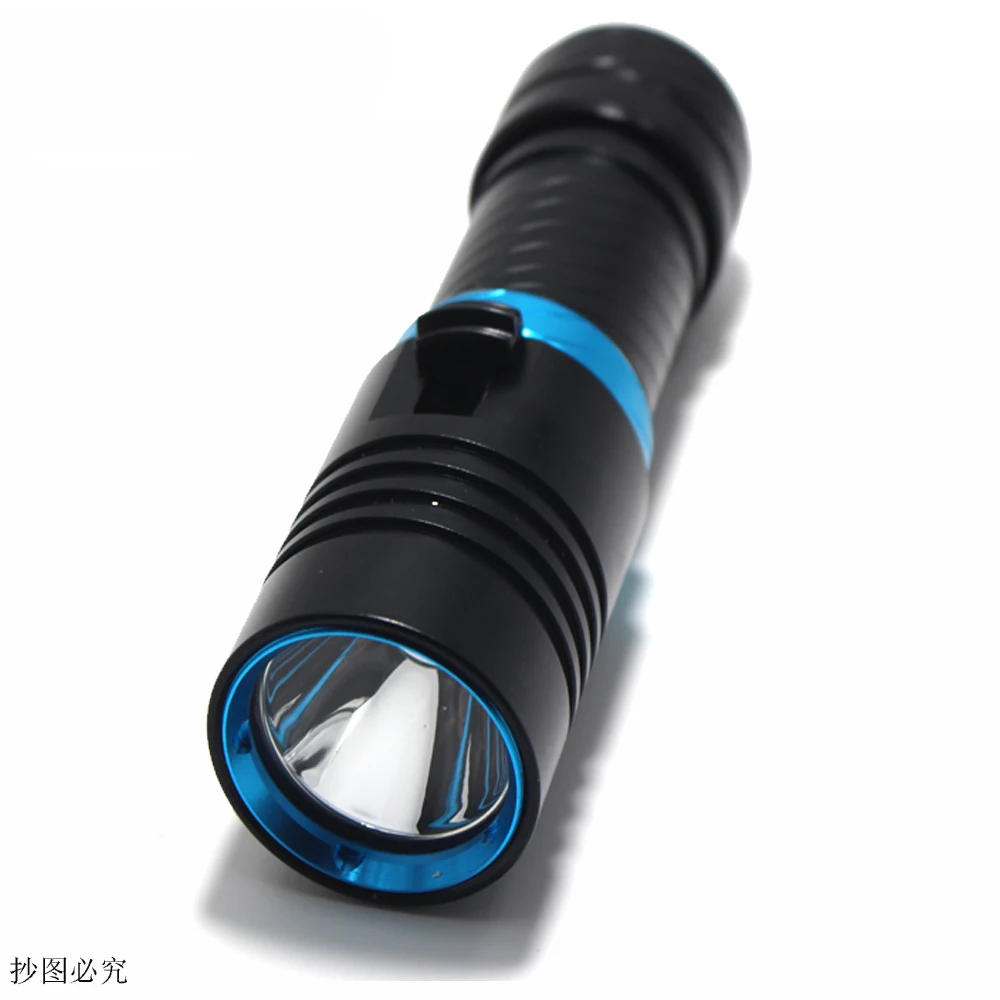 5000LM XM-L2 LED Scuba Diving Flashlight Ajustable Light Torch Underwater 100m Waterproof Diving Lamb Light+26650 Battery Charge camping flashlights
