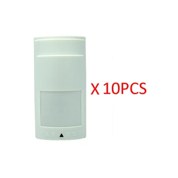 

10 PCS Infrared Detector PA 525D Motion Sensor Microwave Function Pet immunity Digital intelligent PIR Alarm Intruder