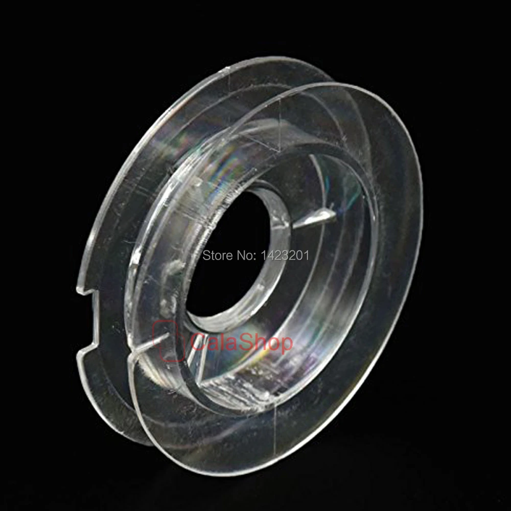 10 Pcs / Lot 70mmx10mm Empty Bobbin Round Hard Plastic Wire Spools Ends For  Ribbon Sewing Clear - Diy Craft Supplies - AliExpress