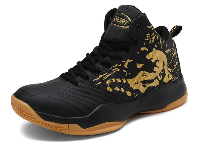 ARSMUNDI Для мужчин баскетбольные кроссовки; Новинка; спортивная обувь с высоким берцем, Баскетбольная обувь для мужчин, Zapatos Hombre Ультра черный