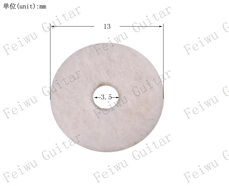 20 шт круглый мягкий войлочный тканевый замок для гитарного ремня StrapLock ремень Кнопка крепления шайбы подушки-Внешний диаметр: 13 мм