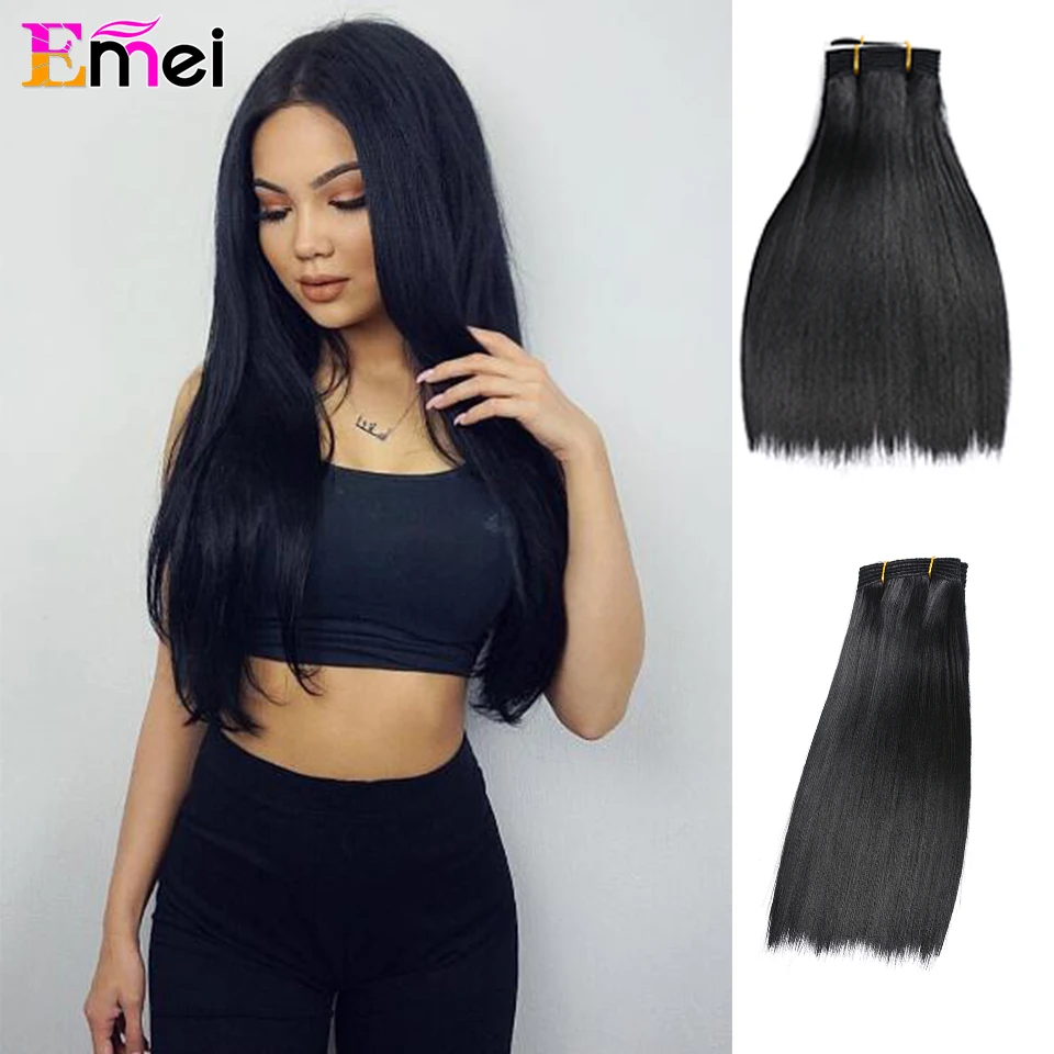 Straight Weave Bundles 10 Freetress Crochet Braids Yaky Straight
