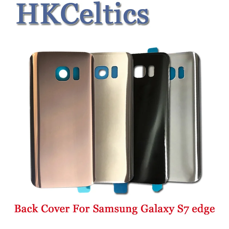 

Battery Cover For Samsung Galaxy S7 Edge G935 S7 G930 Battery Back Cover Door Housing Replacement Repair Part Glass Lens+Sticker