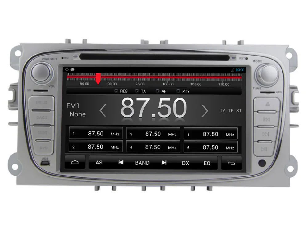 Excellent Quad 4 Core Android 7.1 Car DVD GPS For Ford Mondeo Focus 2 S-max 2008 2009 2010 2011 with Radio Navigation Bluetooth+camera 5