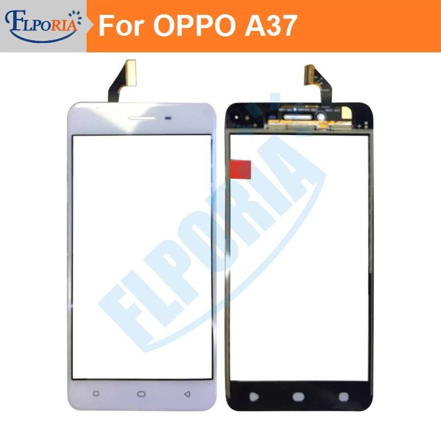 

FLPORIA 1PCS For Oppo A37 Touch Screen Panel Front Glass Touchscreen Panel Digitizer Replacement Lens ( No LCD )