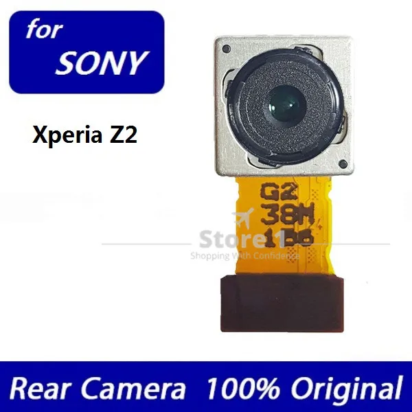 for Sony Xperia Z2 Original Rear Back Big Camera Flex Cable 20 7MP Module Replacement Repair