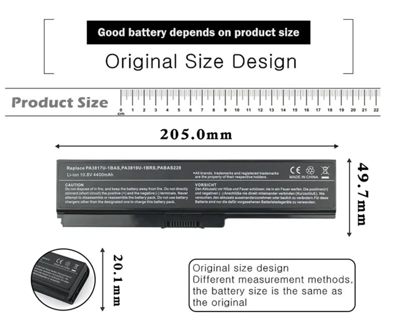 Аккумулятор для ноутбука Toshiba Satellite L630 L650 L645 L655 L600 L700 L730 L735 L740 L745 L750 L755|Аккумуляторы